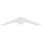 Ekena Millwork Archdale Architectural Grade PVC Gable Bracket, 60"W x 12 1/2"H x 4"D x 6"F, 5/12 Pitch GBP060X13X0406ARC00 - alternate 4